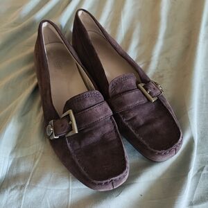 UGG Women's Suede Loafers in Plum